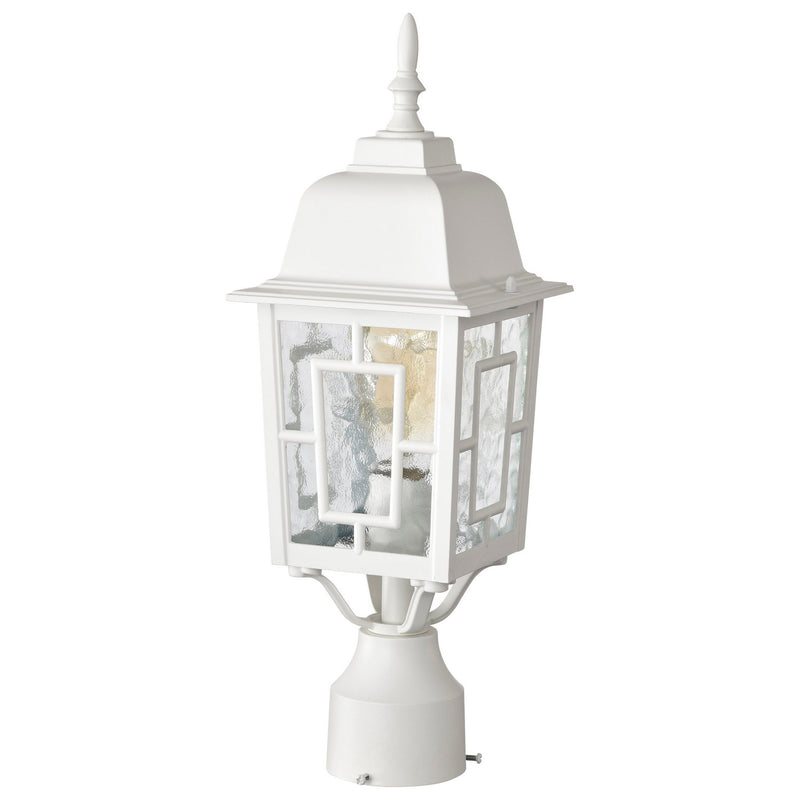 Nuvo Lighting 60-4927 One Light Post Lantern, White