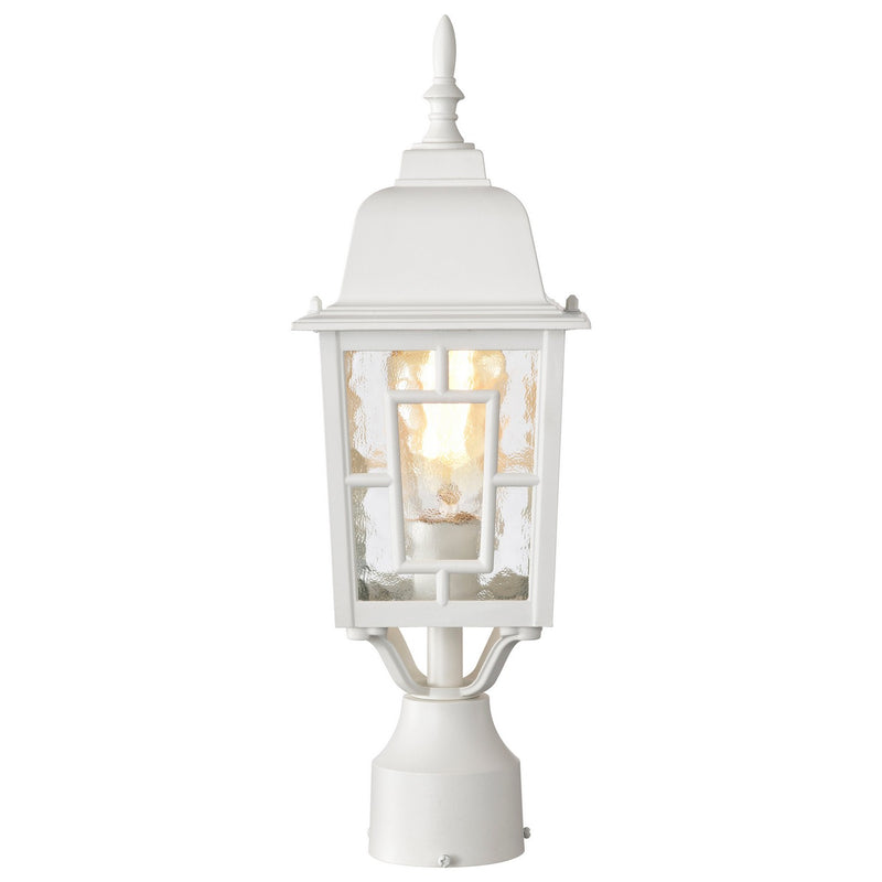 Nuvo Lighting 60-4927 One Light Post Lantern, White