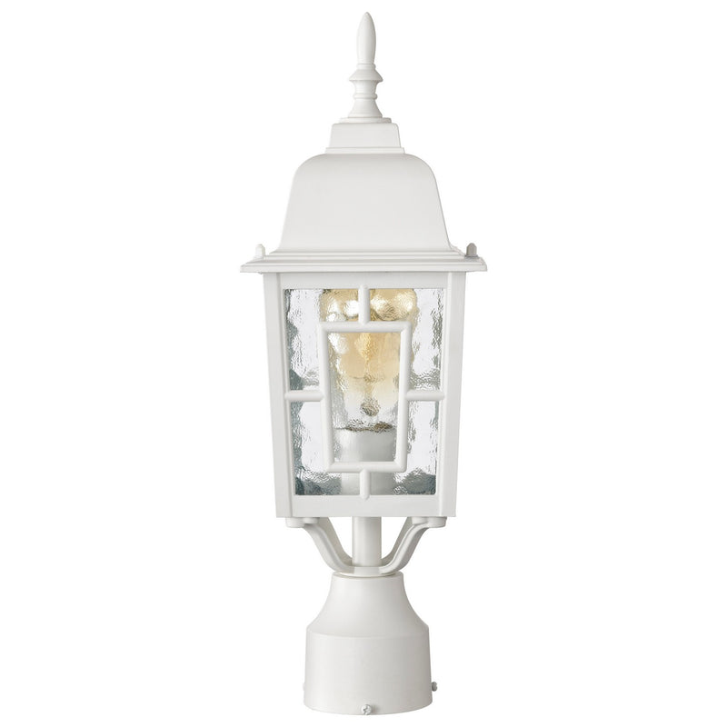 Nuvo Lighting 60-4927 One Light Post Lantern, White