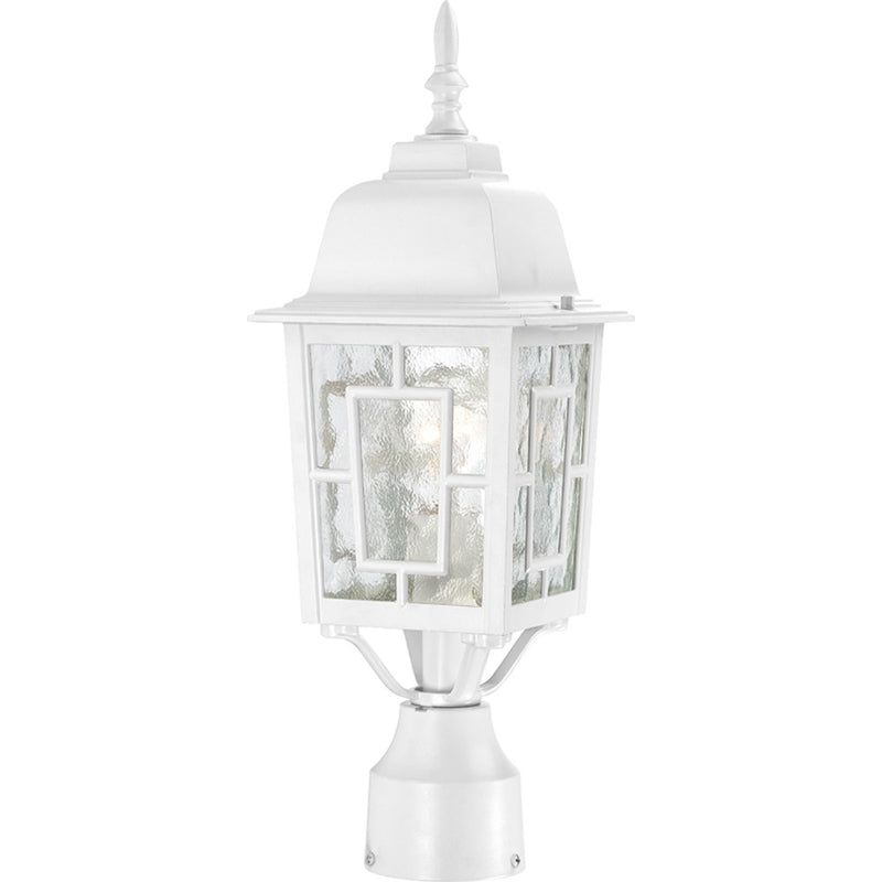 Nuvo Lighting 60-4927 One Light Post Lantern, White