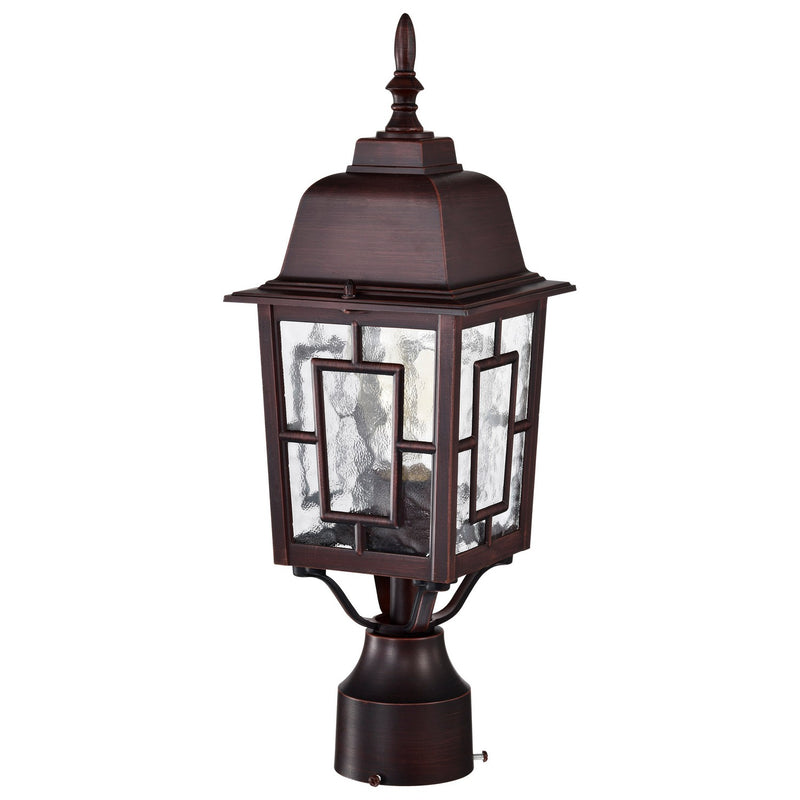 Nuvo Lighting 60-4928 One Light Post Lantern, Rustic Bronze