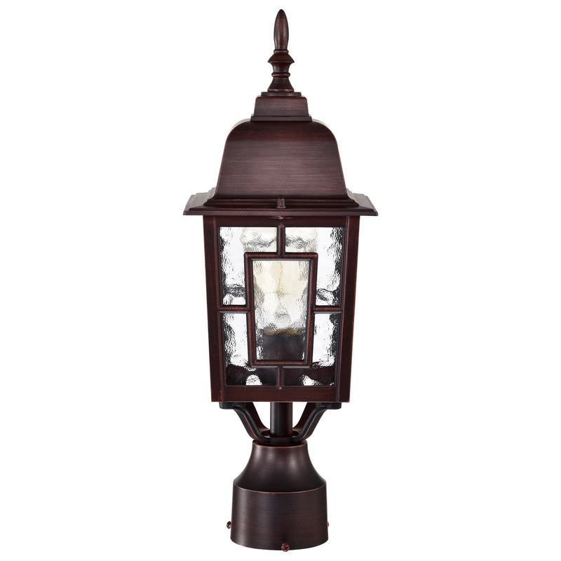 Nuvo Lighting 60-4928 One Light Post Lantern, Rustic Bronze