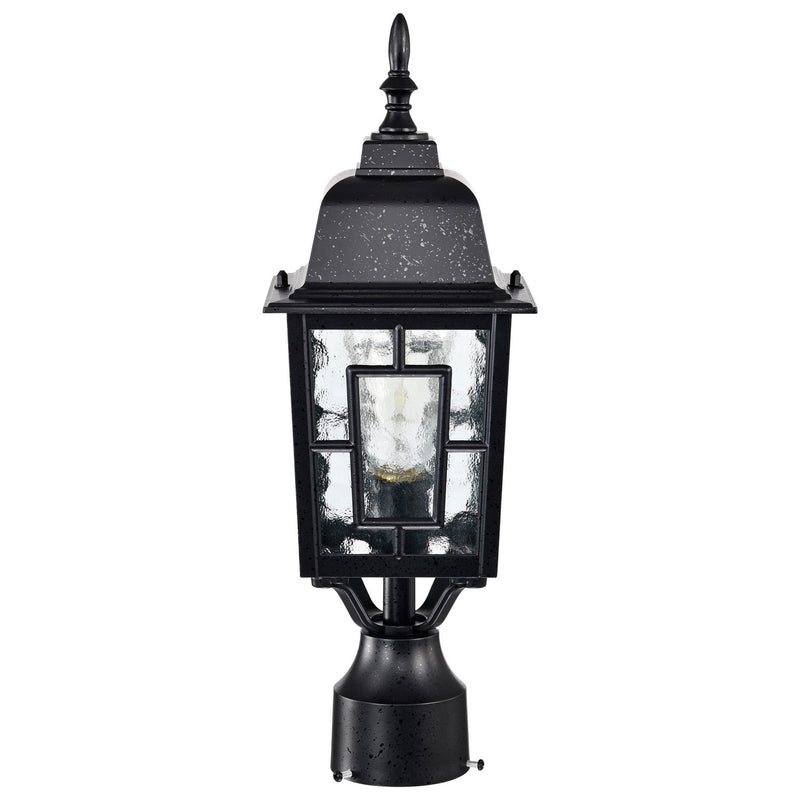 Nuvo Lighting 60-4929 One Light Post Lantern, Textured Black