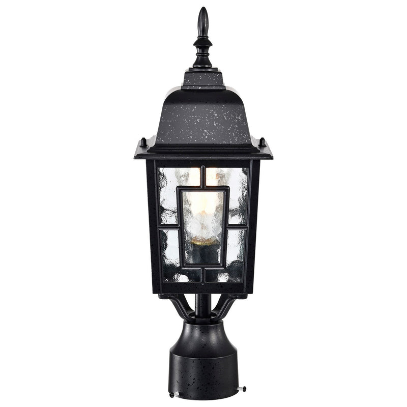 Nuvo Lighting 60-4929 One Light Post Lantern, Textured Black