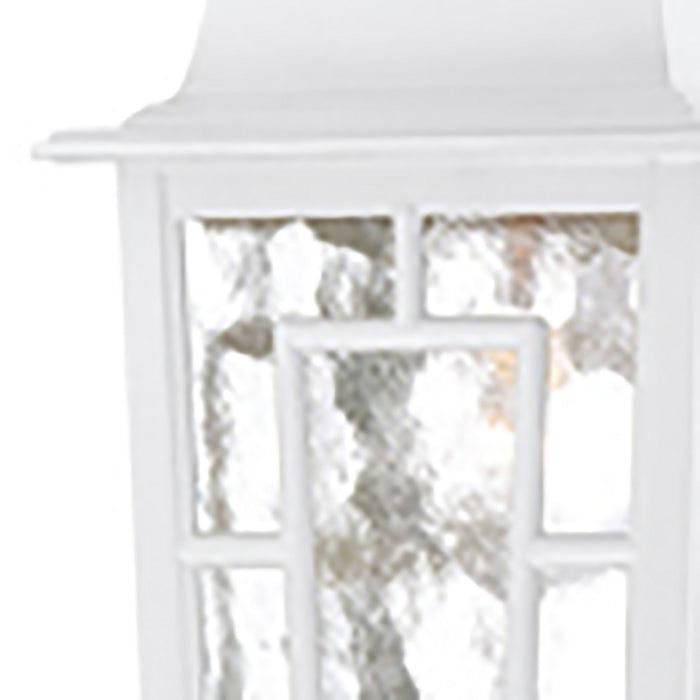 Nuvo Lighting 60-4931 One Light Hanging Lantern, White