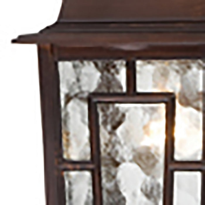 Nuvo Lighting 60-4932 One Light Hanging Lantern, Rustic Bronze