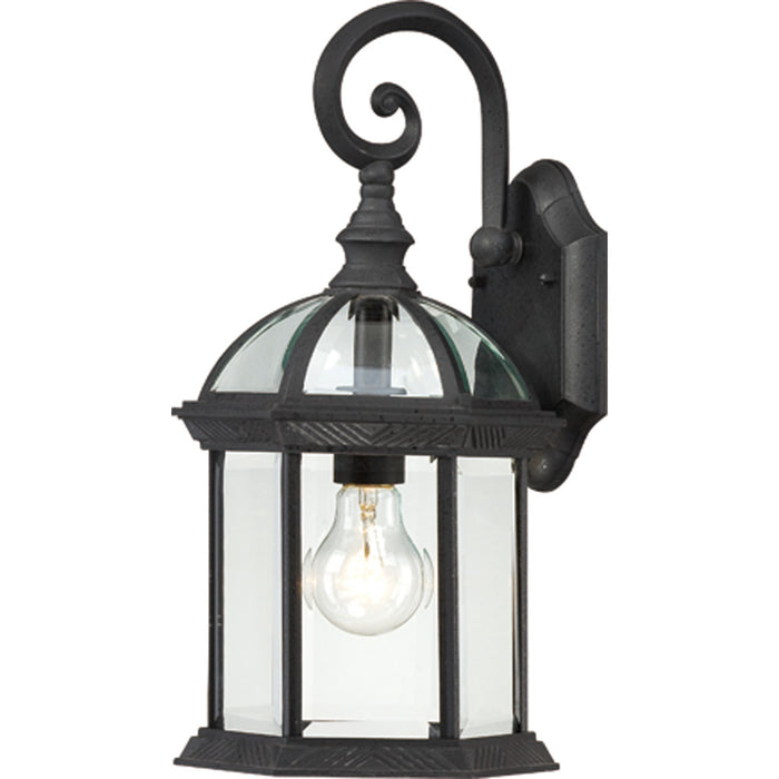 Nuvo Lighting 60-4963 One Light Wall Lantern, Textured Black