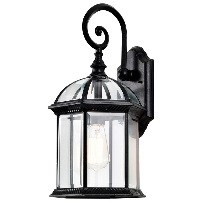 Nuvo Lighting 60-4966 One Light Wall Lantern, Textured Black