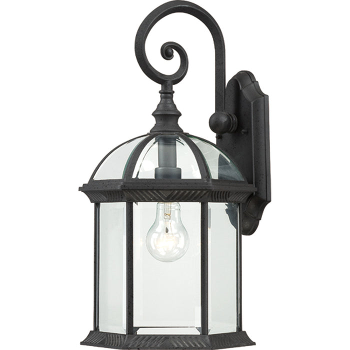 Nuvo Lighting 60-4966 One Light Wall Lantern, Textured Black