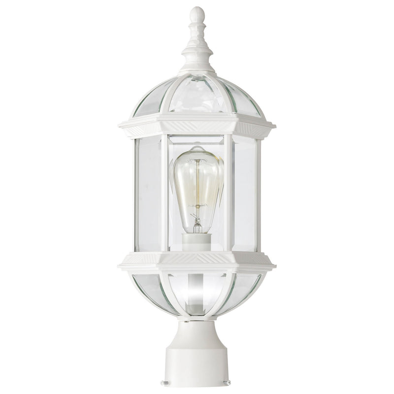 Nuvo Lighting 60-4974 One Light Post Lantern, White