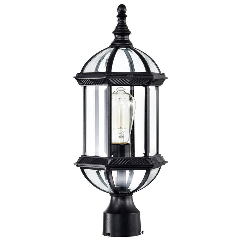 Nuvo Lighting 60-4976 One Light Post Lantern, Textured Black