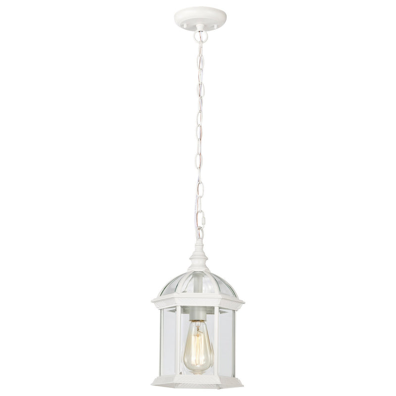 Nuvo Lighting 60-4977 One Light Hanging Lantern, White