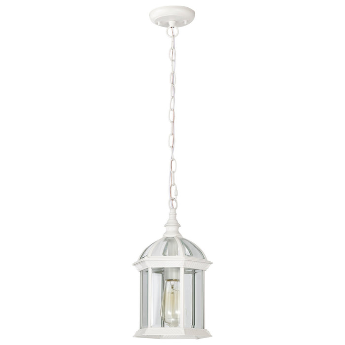 Nuvo Lighting 60-4977 One Light Hanging Lantern, White
