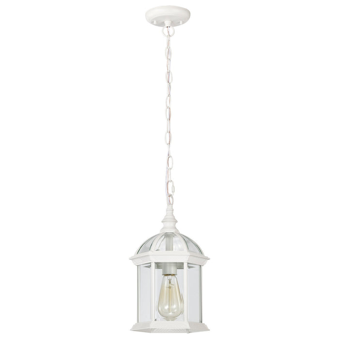 Nuvo Lighting 60-4977 One Light Hanging Lantern, White