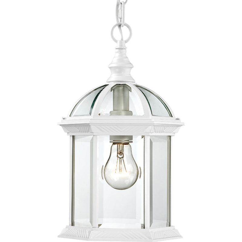 Nuvo Lighting 60-4977 One Light Hanging Lantern, White