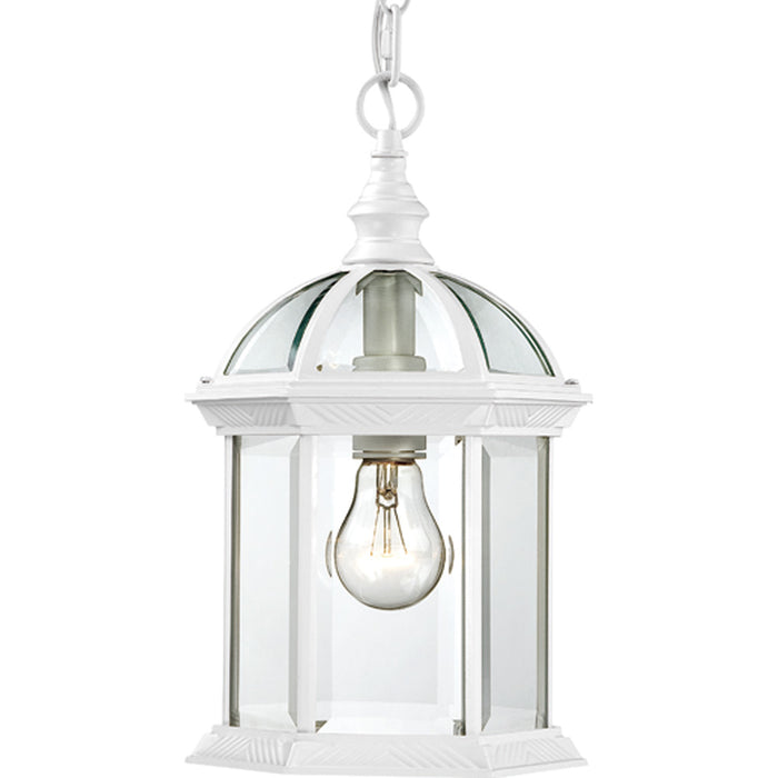 Nuvo Lighting 60-4977 One Light Hanging Lantern, White