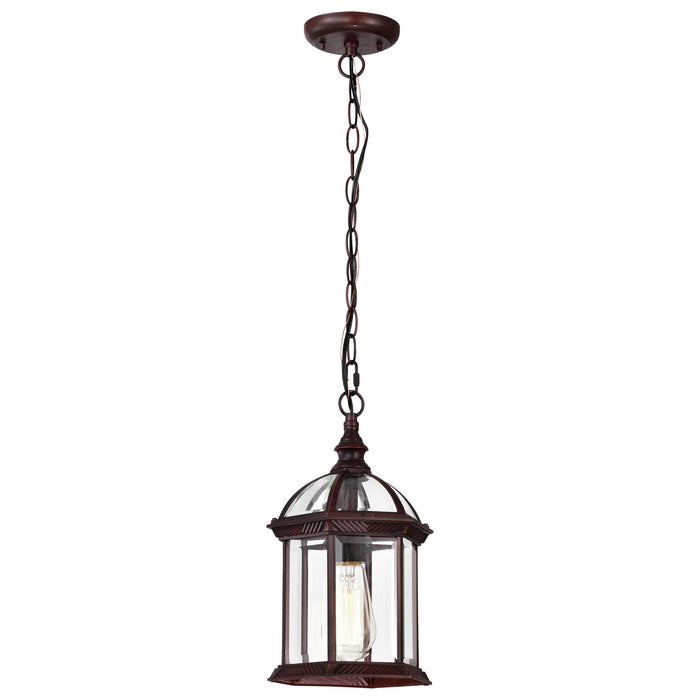 Nuvo Lighting 60-4978 One Light Hanging Lantern, Rustic Bronze