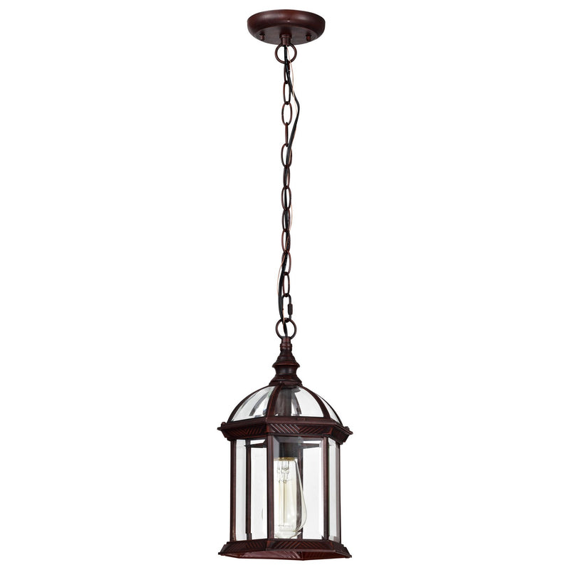 Nuvo Lighting 60-4978 One Light Hanging Lantern, Rustic Bronze