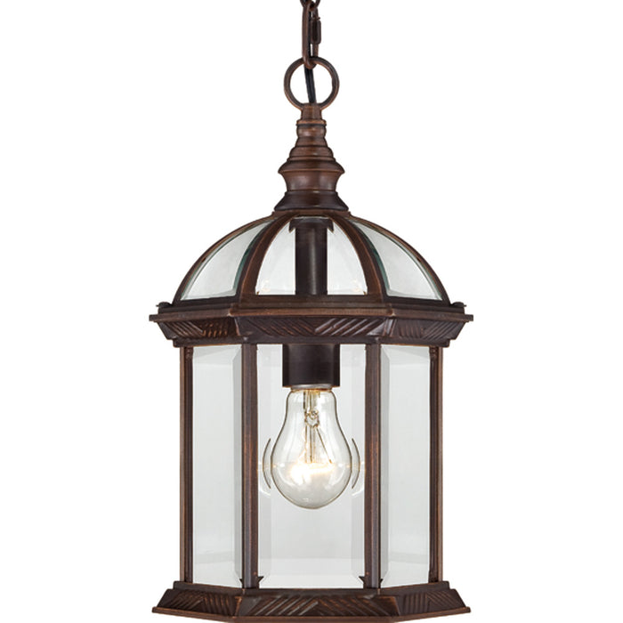 Nuvo Lighting 60-4978 One Light Hanging Lantern, Rustic Bronze