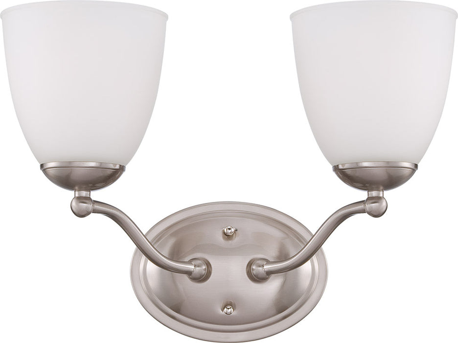 Nuvo Lighting 60-5032 Two Light Vanity, Brushed Nickel