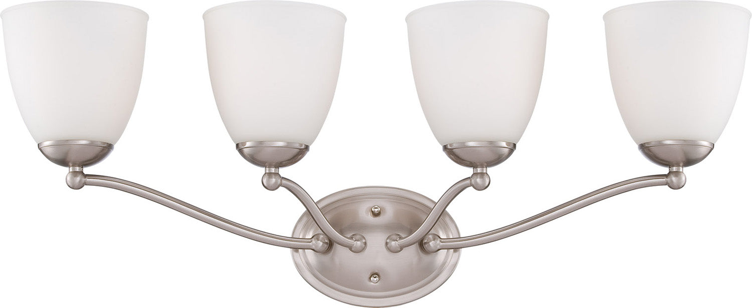 Nuvo Lighting 60-5034 Four Light Vanity, Brushed Nickel