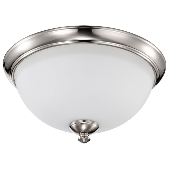 Nuvo Lighting 60-5041 Three Light Flush Mount, Brushed Nickel