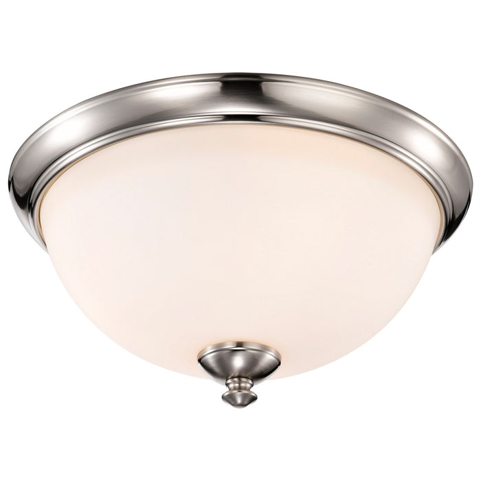 Nuvo Lighting 60-5041 Three Light Flush Mount, Brushed Nickel