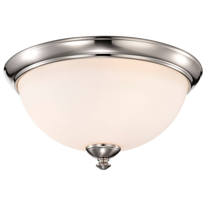 Nuvo Lighting 60-5041 Three Light Flush Mount, Brushed Nickel