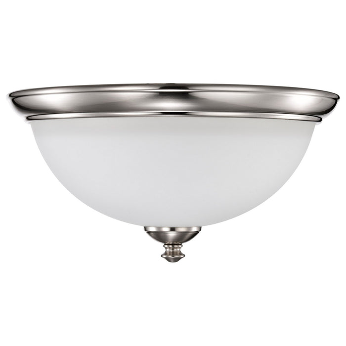 Nuvo Lighting 60-5041 Three Light Flush Mount, Brushed Nickel