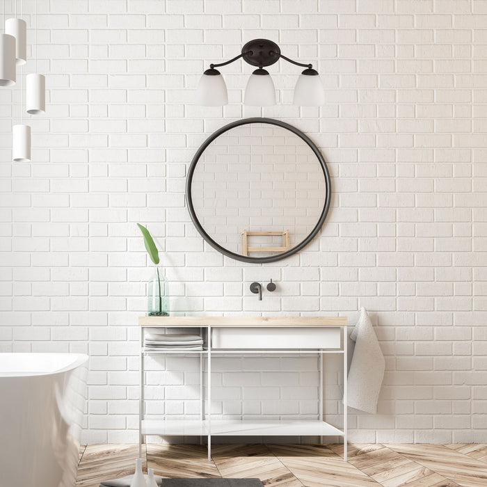 Nuvo Lighting 60-5133 Three Light Vanity, Prairie Bronze