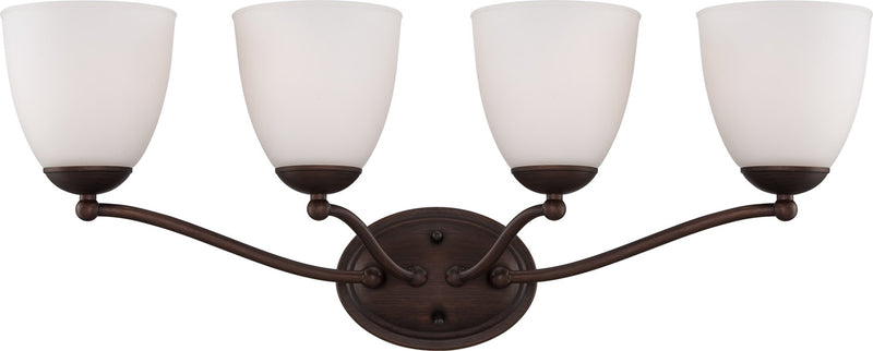 Nuvo Lighting 60-5134 Four Light Vanity, Prairie Bronze