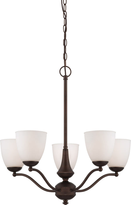 Nuvo Lighting 60-5135 Five Light Chandelier, Prairie Bronze