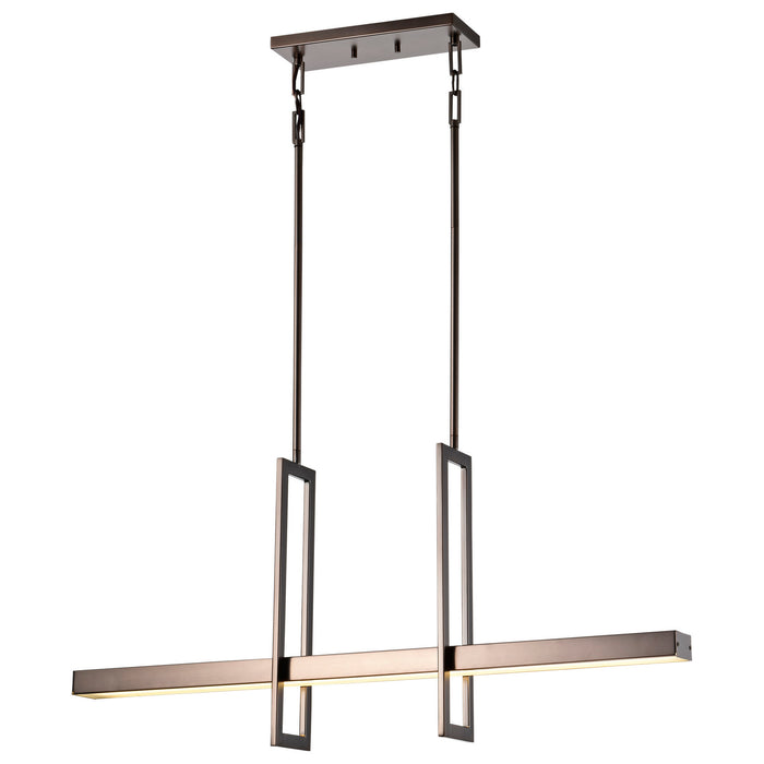 Nuvo Lighting 62-116 LED Island Pendant, Hazel Bronze