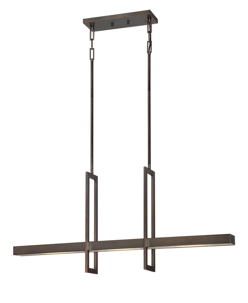 Nuvo Lighting 62-116 LED Island Pendant, Hazel Bronze