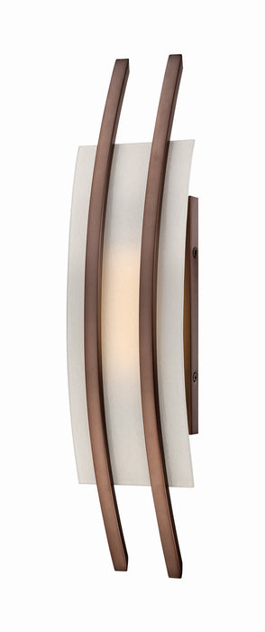 Nuvo Lighting 62-122 LED Wall Sconce, Hazel Bronze