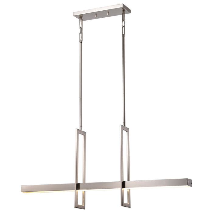 Nuvo Lighting 62-136 LED Island Pendant, Brushed Nickel