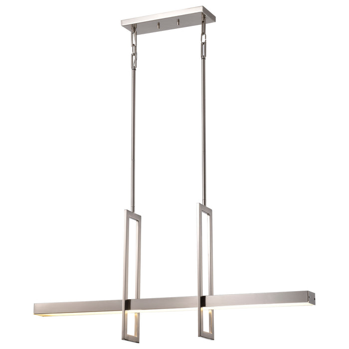 Nuvo Lighting 62-136 LED Island Pendant, Brushed Nickel