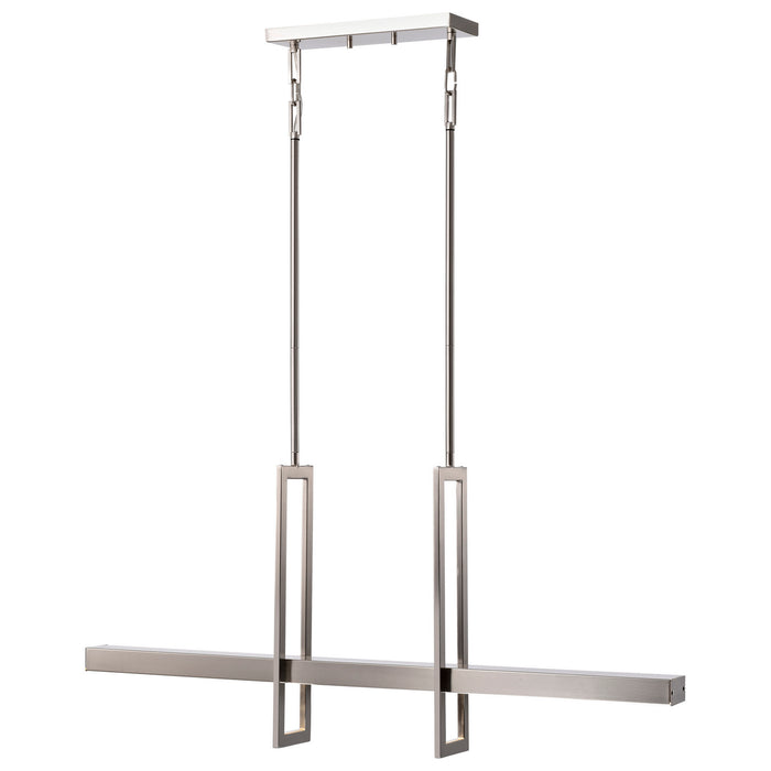 Nuvo Lighting 62-136 LED Island Pendant, Brushed Nickel