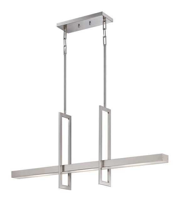 Nuvo Lighting 62-136 LED Island Pendant, Brushed Nickel