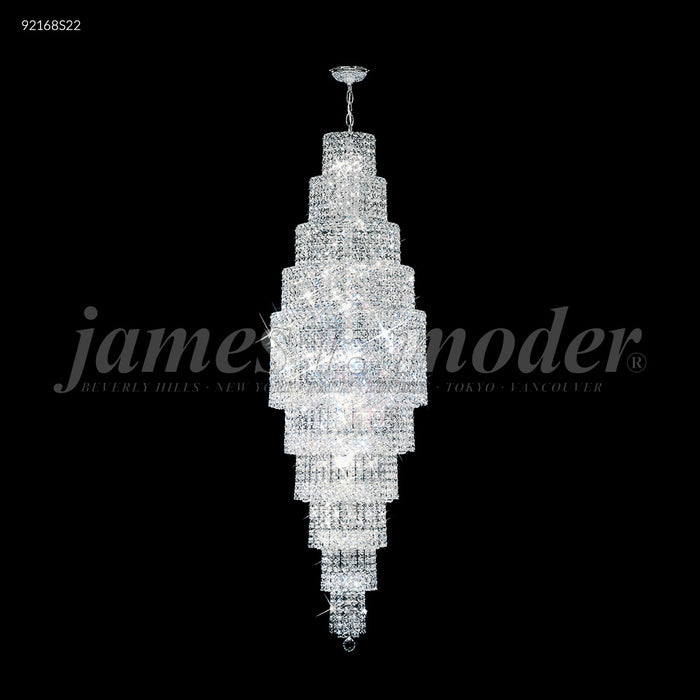 James R. Moder 92168S22 28 Light Chandelier, Silver
