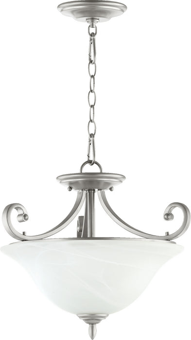 Quorum 2854-18-64 Three Light Dual Mount, Classic Nickel