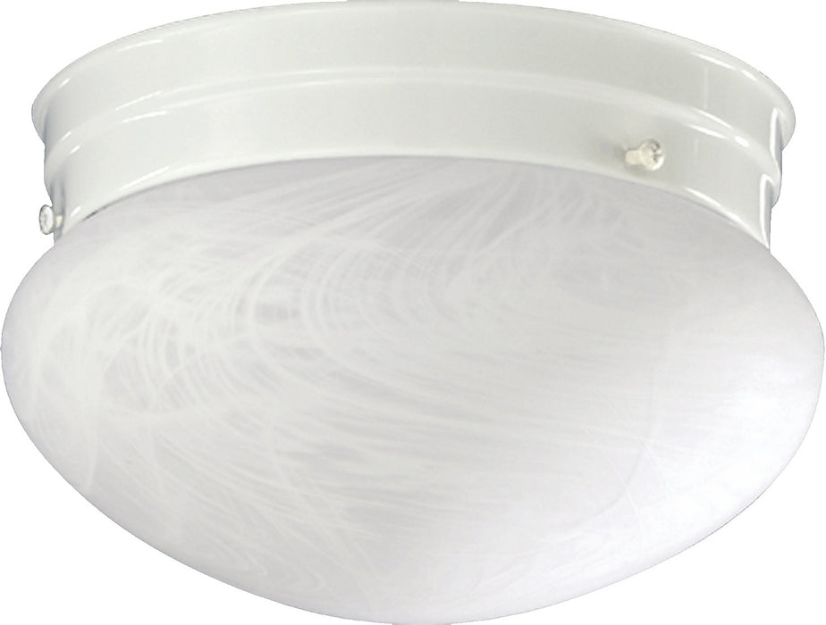 Quorum 3021-6-6 One Light Ceiling Mount, White