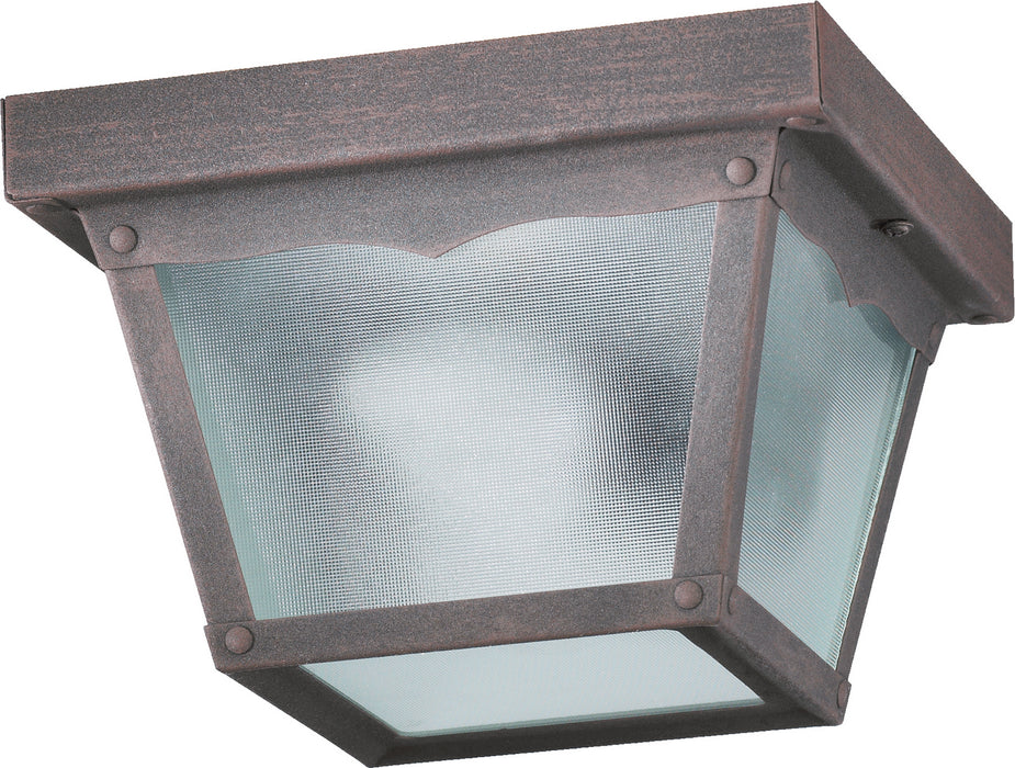 Quorum 3080-7-5 One Light Ceiling Mount, Rust