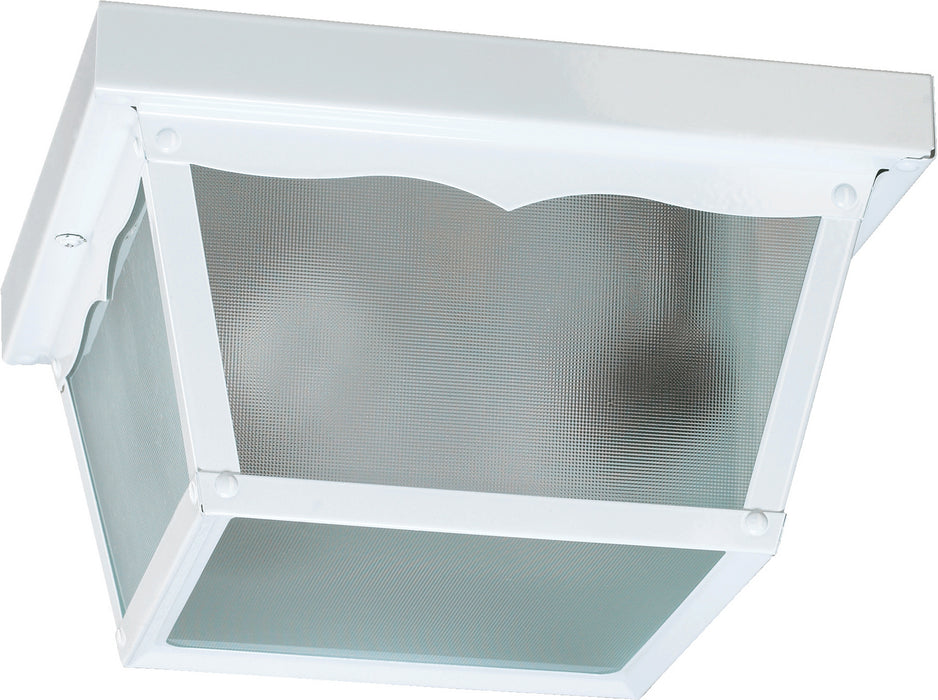 Quorum 3080-9-6 Two Light Ceiling Mount, White