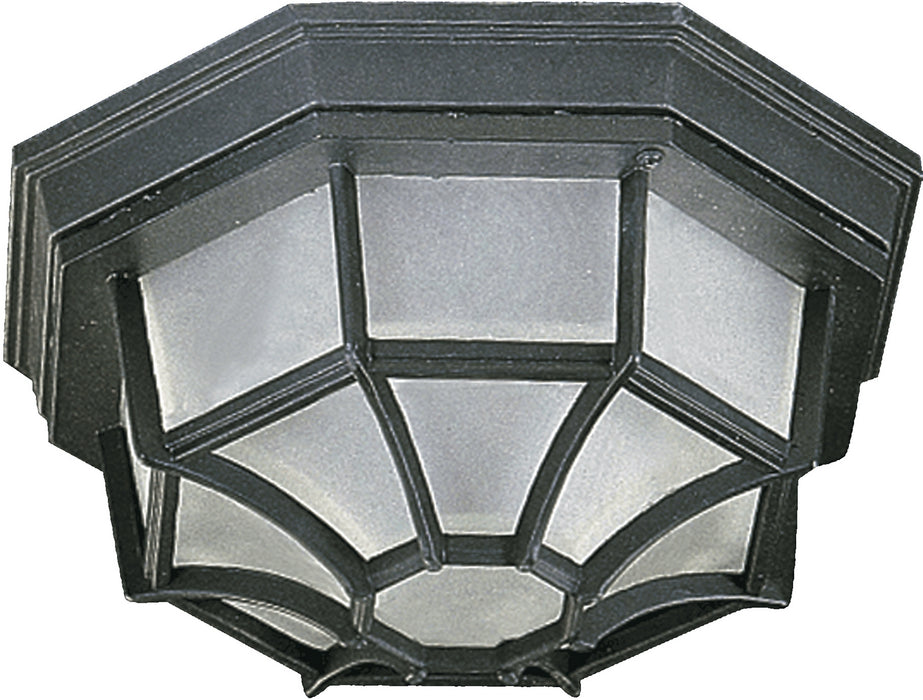 Quorum 3086-11-15 One Light Ceiling Mount, Black