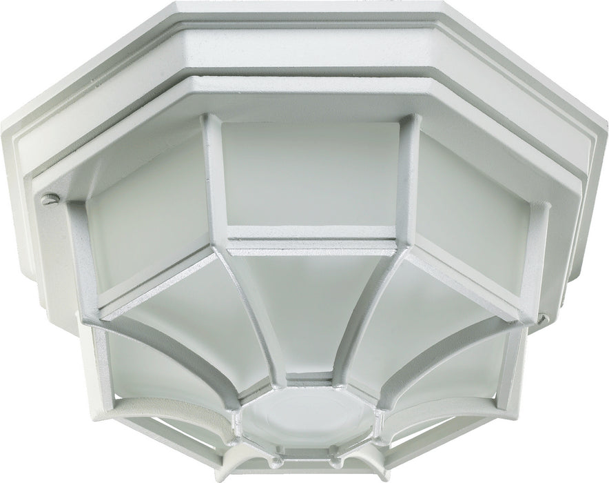 Quorum 3086-11-6 One Light Ceiling Mount, White