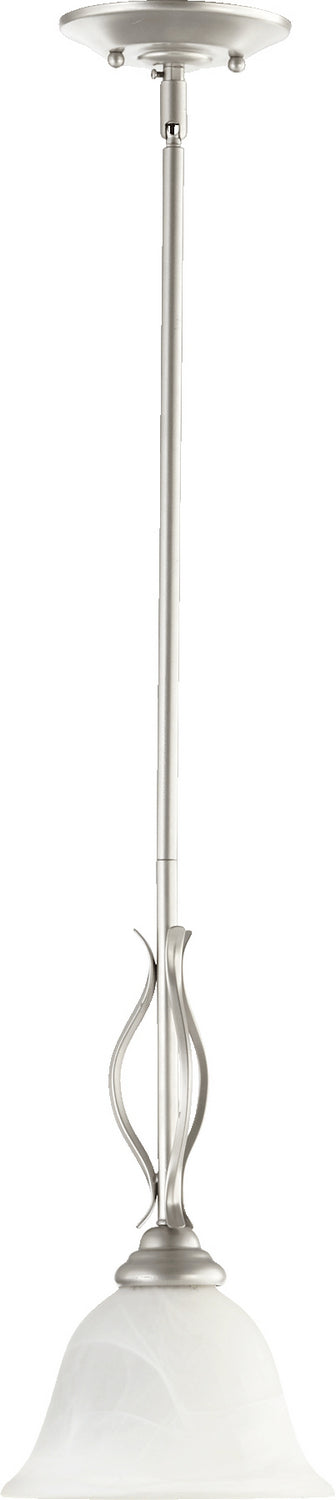 Quorum 3110-64 One Light Pendant, Classic Nickel
