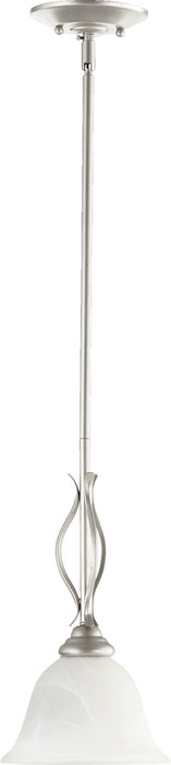 Quorum 3110-64 One Light Pendant, Classic Nickel