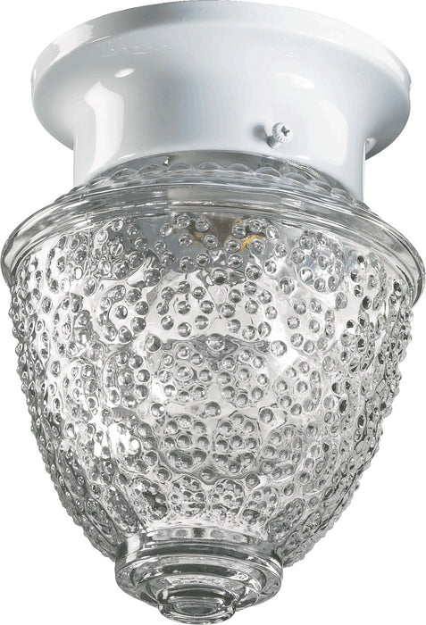 Quorum 3305-6-6 One Light Ceiling Mount, White