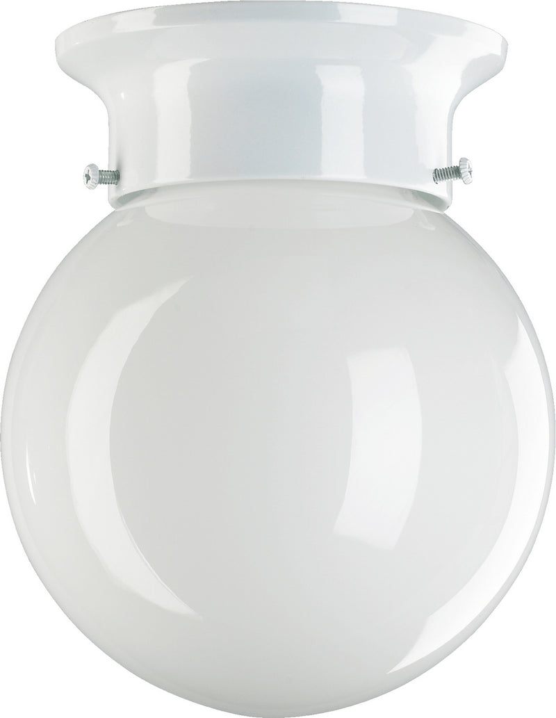 Quorum 3308-6-6 One Light Ceiling Mount, White
